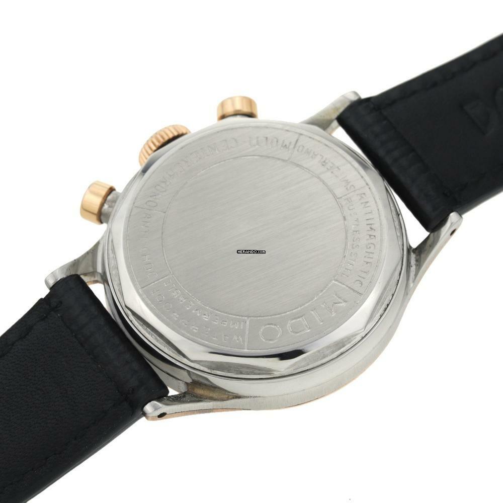 Thumbnail von Mido Multifort Multi Centerchrono black dial very rare </h1>