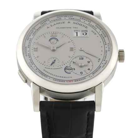  A. Lange & Söhne Lange 1 Time Zone Silver Dial Platin Ref.116.039 
