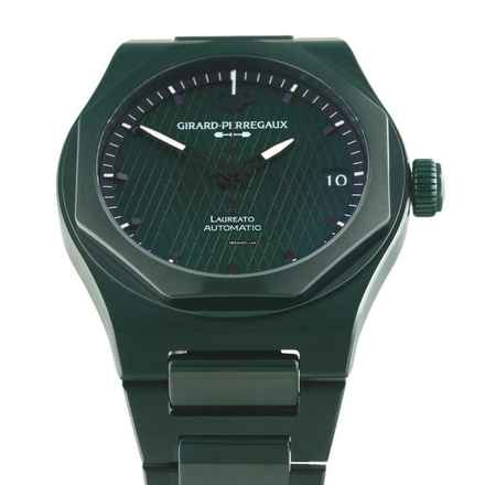  Girard Perregaux Laureato Automatic Aston Martin Green Ceramic Limited 388pcs </h1> 