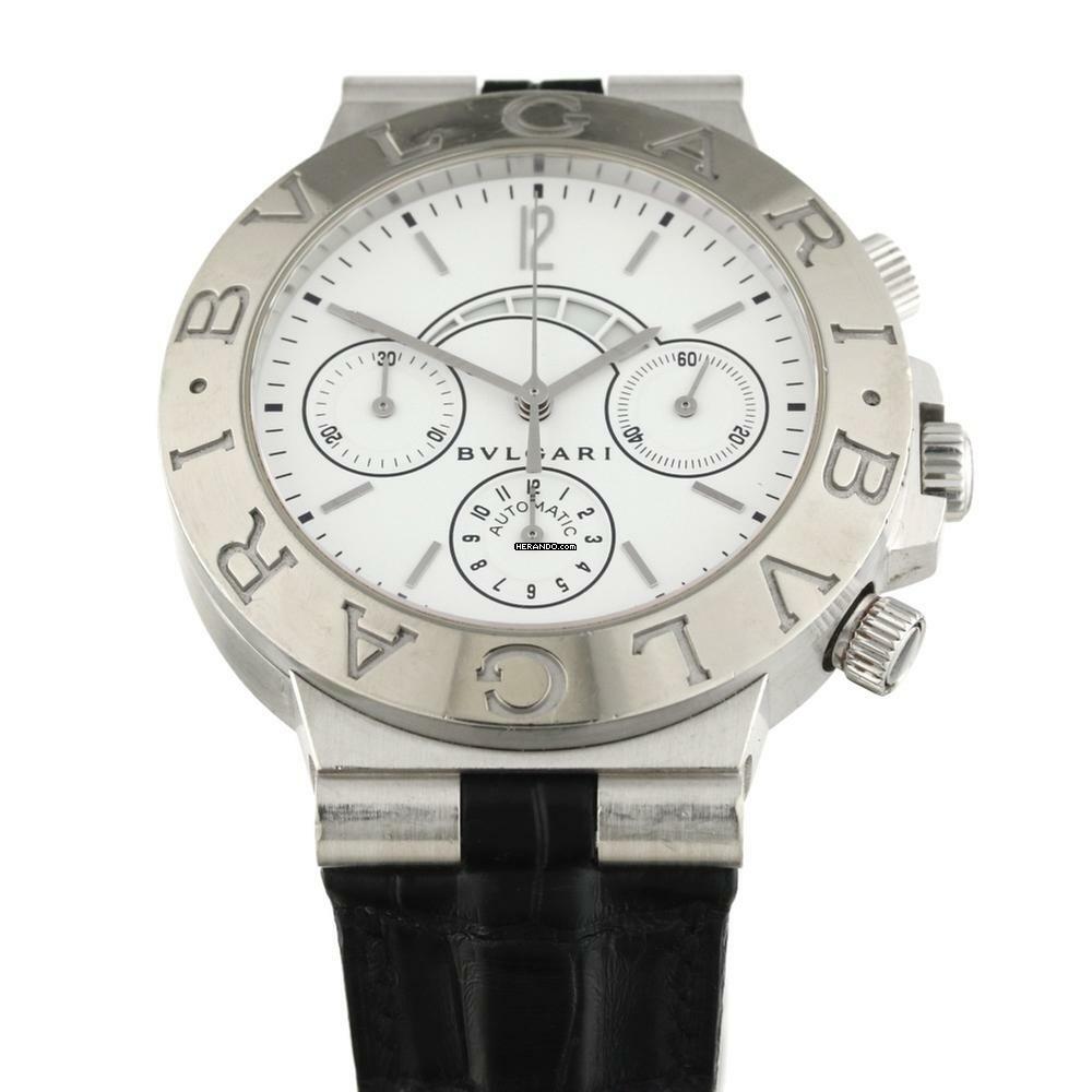  Bulgari Diagono Regatta Chronograph 18K Whitegold </h1> 