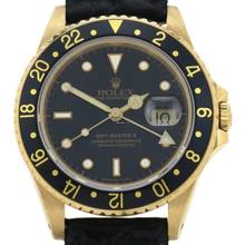 Thumbnail von Rolex GMT-Master II Yellow Gold Ref.16718 Fullset
