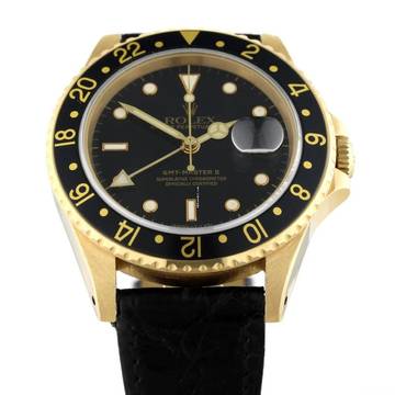  Rolex GMT-Master II Yellow Gold Ref.16718 Fullset  