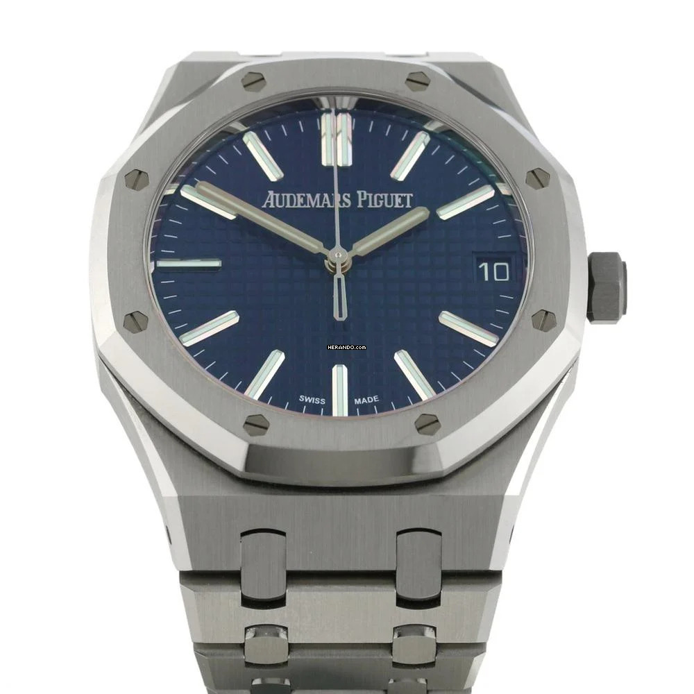  Audemars Piguet Royal Oak Blue Dial 41mm Ref.15510ST </h1> 