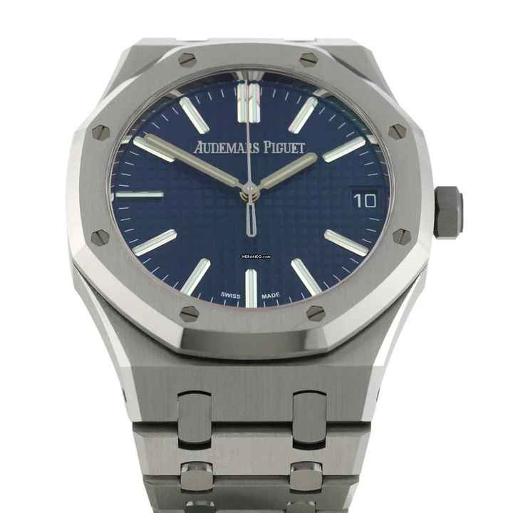  Audemars Piguet Royal Oak Blue Dial 41mm Ref.15510ST </h1> 