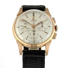 Thumbnail von Omega Chronograph 3 Register Pink Gold </h1>