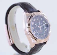 Thumbnail von Rolex Sky-Dweller Roségold Chocolate Dial Herrenuhr 42 mm B+P GMT