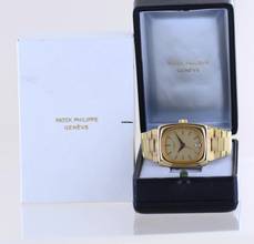 Thumbnail von Patek Philippe Beta 21 Gelbgold 18K Golden Dial 3603 Beta 21 tuning fork ultra rar </h1>