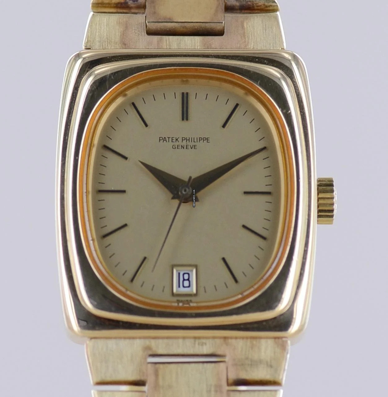 Patek Philippe Beta 21 Gelbgold 18K Golden Dial 3603 Beta 21 tuning fork ultra rar </h1>