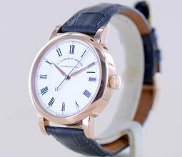 Thumbnail von A. Lange & Söhne Richard Lange Roségold silver roman dial Luxus 40,5mm Hand-Wind B+P rar </h1>