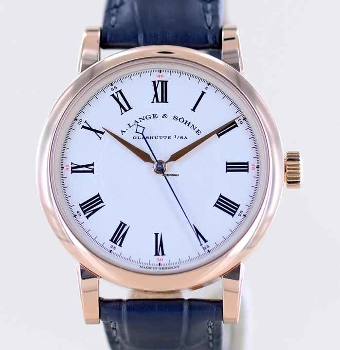  A. Lange & Söhne Richard Lange Roségold silver roman dial Luxus 40,5mm Hand-Wind B+P rar </h1> 