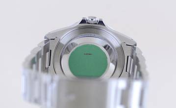 Thumbnail von Rolex Explorer II 16570 black Dial Tritium schwarz Klassiker S-Serie GMT 1995 B+P </h1>