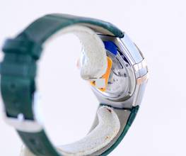 Thumbnail von Omega Constellation Ladies Stahl Sedna Rose Diamond Green Stone Dial Metas 29mm B+P </h1>