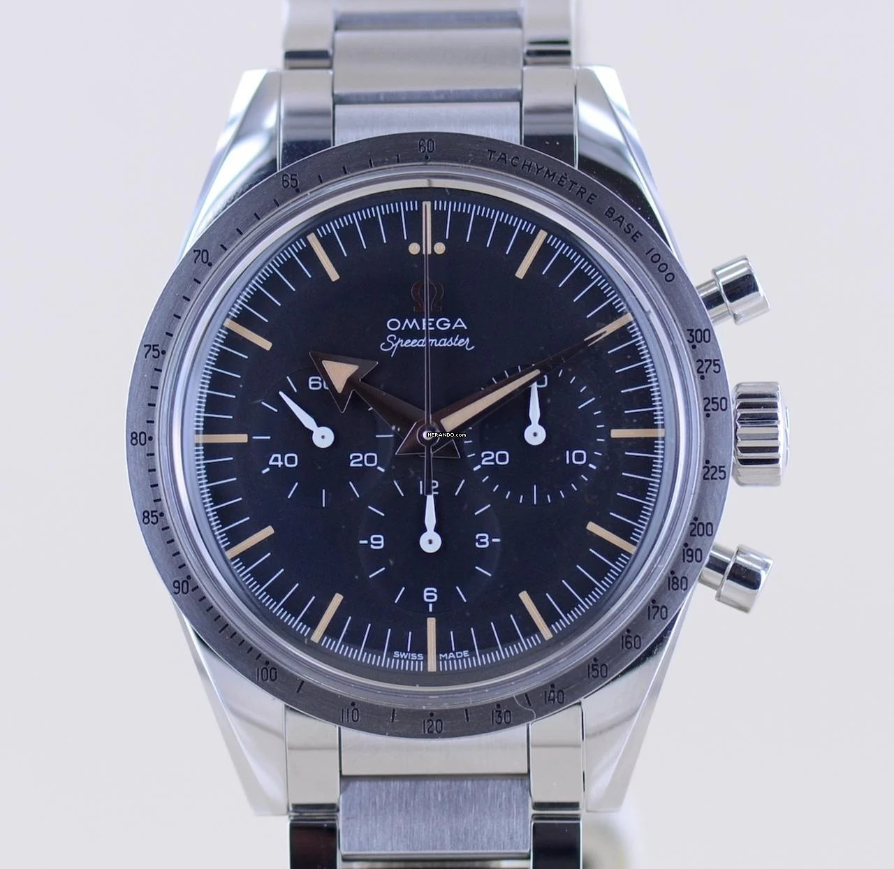  Omega Speedmaster 57 Co-Axial Trilogy 39mm Limited Broad Arrow Cal 1861 B+P 