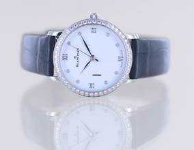 Thumbnail von Blancpain Villeret Ultraflach Ultraplate Lady 29mm white dial 18K White Gold Diamonds Automatic </h1>