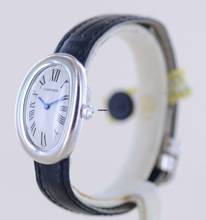 Thumbnail von Cartier Baignoire Lady 18K Weißgold Dresswatch Luxusuhr Top rar Faltschließe </h1>