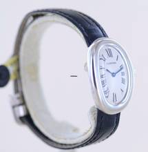 Thumbnail von Cartier Baignoire Lady 18K Weißgold Dresswatch Luxusuhr Top rar Faltschließe </h1>