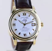 Thumbnail von Omega De Ville Co-Axial Limited 38mm 18K Gold Pie Pan Co-Axial Chronometer B+P rar </h1>