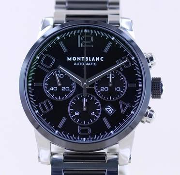  Montblanc Timewalker Stahl Keramik Chronograph Black Dial Automatic 4810 </h1> 