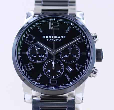  Montblanc Timewalker Stahl Keramik Chronograph Black Dial Automatic 4810 </h1> 