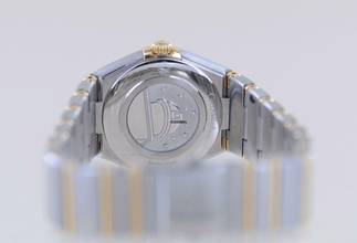 Thumbnail von Omega Constellation Ladies Lady Stahl Manhattan Champagner Diamond Dial 28mm B+P