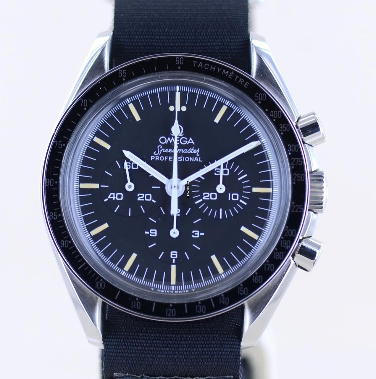  Omega Speedmaster Professional Moonwatch Chrono Moonwatch Tritium Vintage 1985 Patina </h1> 