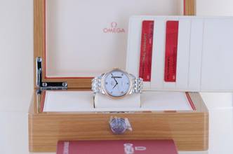 Thumbnail von Omega De Ville Prestige Co-Axial Date Stahl Rotgold 39,5mm roman dial Top B+P Neu