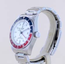 Thumbnail von Tudor Black Bay GMT RB white Dial Top Heritage Pepsi 2023 B+P Diver Stahlband </h1>