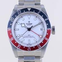 Thumbnail von Tudor Black Bay GMT RB white Dial Top Heritage Pepsi 2023 B+P Diver Stahlband </h1>