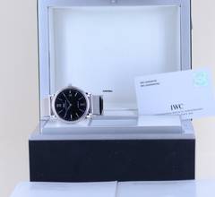 Thumbnail von IWC Portofino Automatic Date Stahl black roman Dial Stahlband 40mm Automatic B+P </h1>