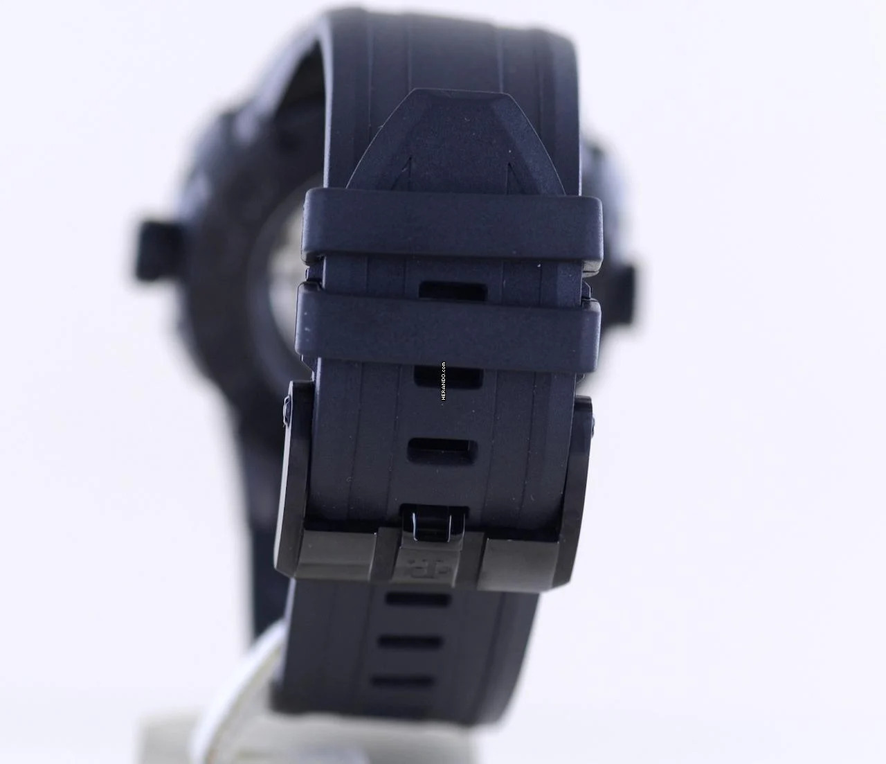 Thumbnail von Perrelet Turbine Pilot black PVD Kautschuk 48mm Automatic rar B+P </h1>