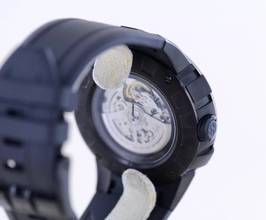 Thumbnail von Perrelet Turbine Pilot black PVD Kautschuk 48mm Automatic rar B+P </h1>