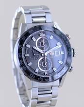 Thumbnail von TAG Heuer Carrera Calibre HEUER 01 Date Chronograph Heuer 01 grey Dial Ceramic 43mm Automatic B+P </h1>