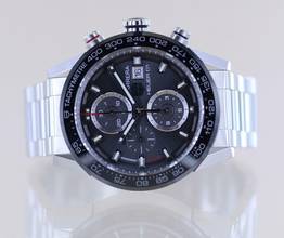 Thumbnail von TAG Heuer Carrera Calibre HEUER 01 Date Chronograph Heuer 01 grey Dial Ceramic 43mm Automatic B+P </h1>