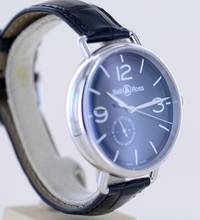 Thumbnail von Bell & Ross Vintage Heritage Steel Automatic 45mm black Dial Power Reserve Flieger B+P