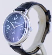 Thumbnail von Bell & Ross Vintage Heritage Steel Automatic 45mm black Dial Power Reserve Flieger B+P