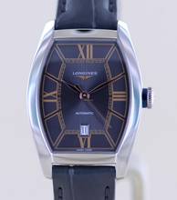 Thumbnail von Longines Evidenza Dresswatch Grey roman Dial Automatic Tonneau B+P Neu