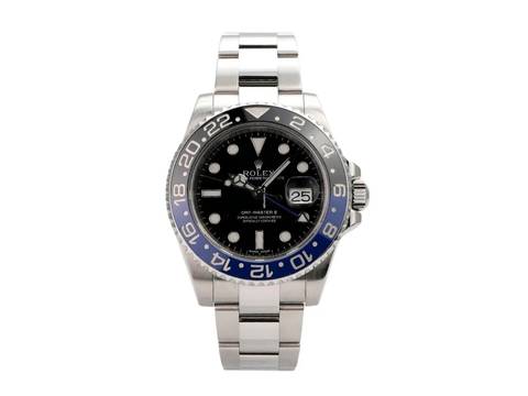  Rolex GMT-Master II Edelstahl Ref. 116710BLNR 