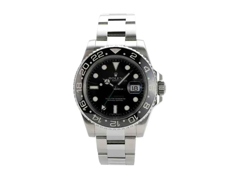  Rolex GMT-Master II Edelstahl Ref. 116710LN  