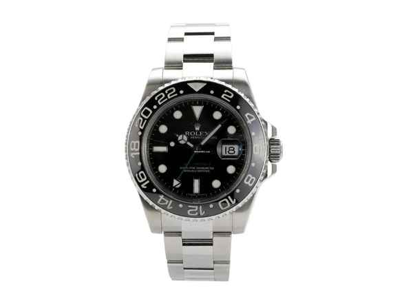  Rolex GMT-Master II Edelstahl Ref. 116710LN  