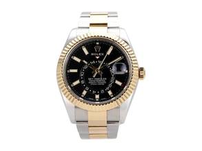 Thumbnail von Rolex Sky-Dweller Edelstahl / Gelbgold Ref. 326933 schwarzes Zifferblatt </h1>