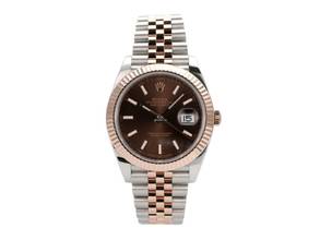 Thumbnail von Rolex Datejust 41 Edelstahl Everose-Gold Ref. 126331 Choco Jubile-Band </h1>
