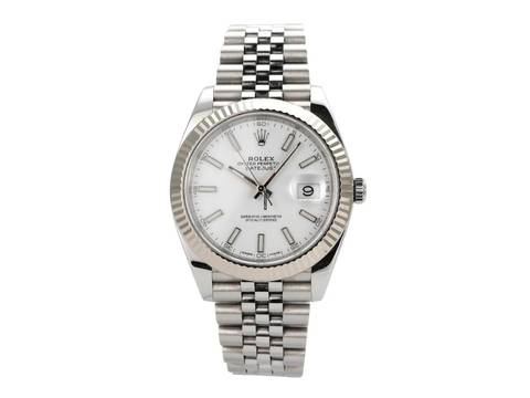  Rolex Datejust 41 Edelstahl Weißgold 126334 Weiß Jubile-Band </h1> 