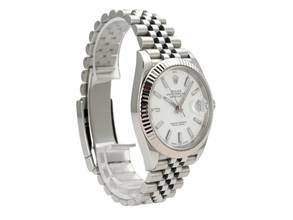 Thumbnail von Rolex Datejust 41 Edelstahl Weißgold 126334 Weiß Jubile-Band </h1>