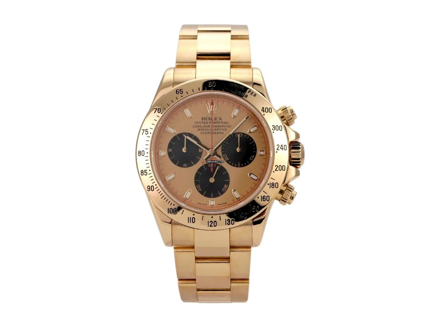  Rolex Daytona Ref. 116528 Champagner Schwarz  