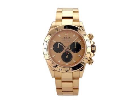  Rolex Daytona Ref. 116528 Champagner Schwarz  