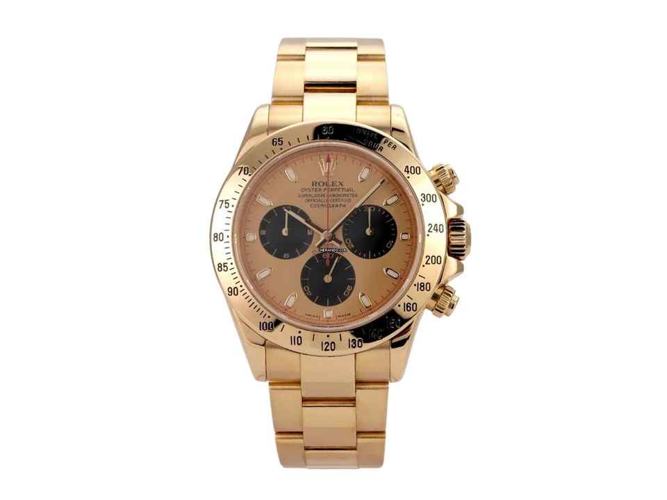  Rolex Daytona Ref. 116528 Champagner Schwarz  