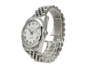 Thumbnail von Rolex Datejust 36 Ref. 116200 Weiß römisch Jubile-Band