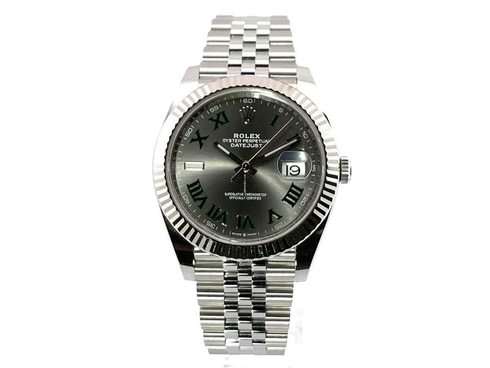  Rolex Datejust 41 Ref. 126334 Rhodium Römisch Jubile-Band </h1> 