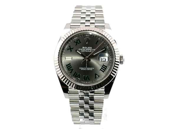  Rolex Datejust 41 Ref. 126334 Rhodium Römisch Jubile-Band </h1> 