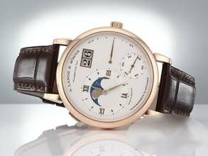 Thumbnail von A. Lange & Söhne Grosse Lange 1 Große Lange 1 Mondphase 139.032 2016 Rosegold 750 Handaufzug Lange-service 2025 18kt Rose Gold
